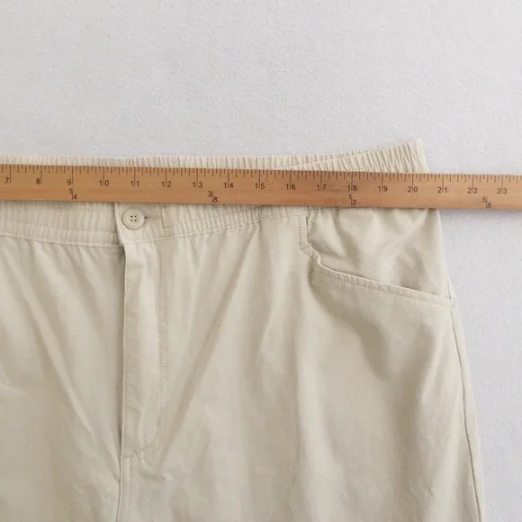 Patagonia Mens Nomader Jogger Pants Pelican Beige Elastic Waist Drawstring XXL
